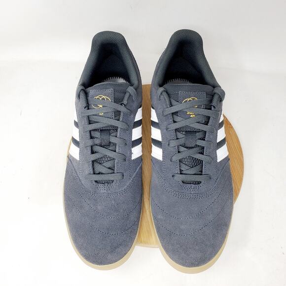 Adidas Suciu ADV Shoe Men 11‎ Grey Suede Classic Skate Low Lace Up Sneaker - Picture 4 of 13